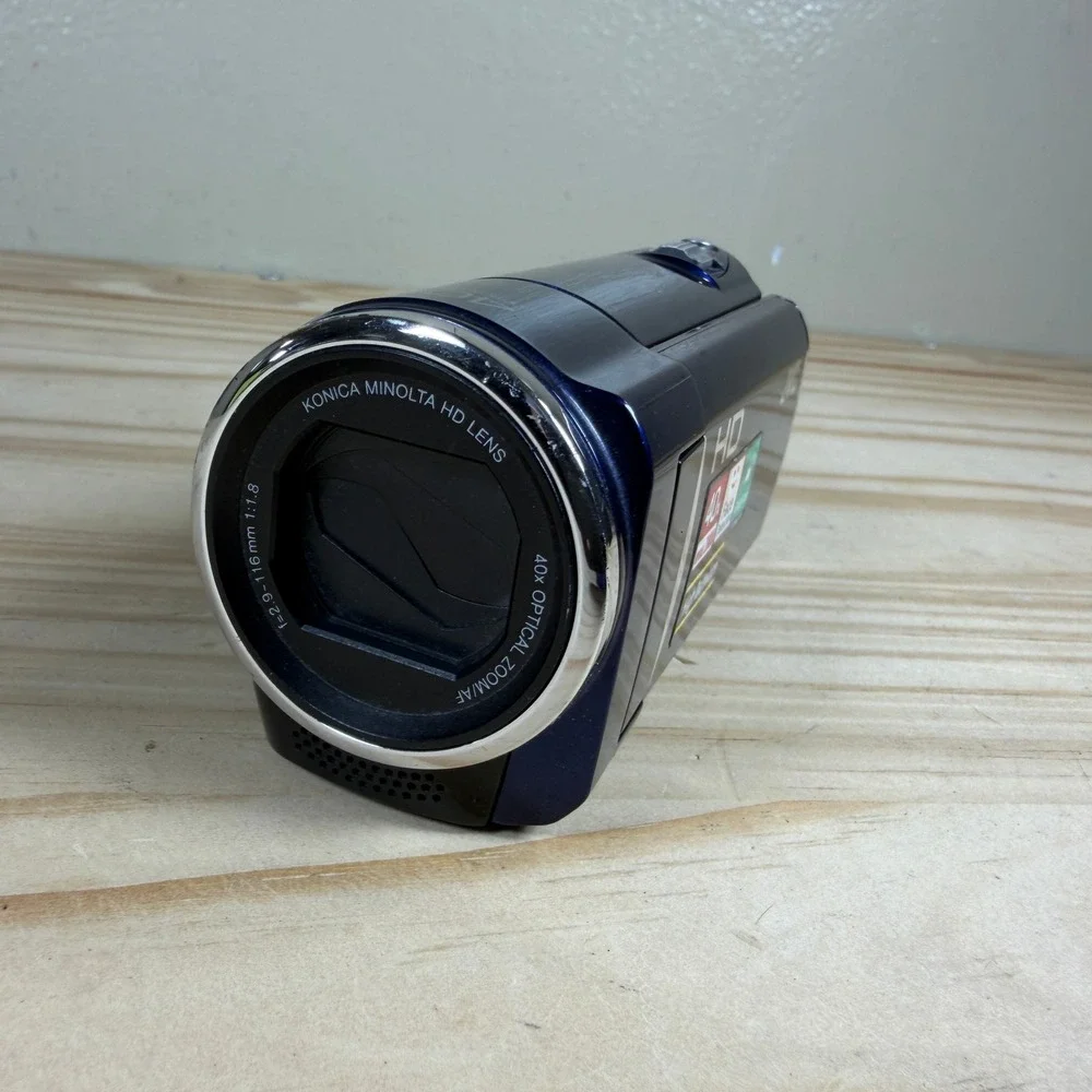 JVC Everio GZ-HM30AU Camcorder Blue 40x Optical Zoom High Definition w/Charger
